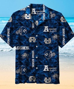 Utah State University Football 3D Hawaiian Shirt, Aloha Shirt