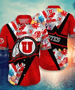 Utah Utes NCAA Flower Hawaii Shirt For Fans Ver 11