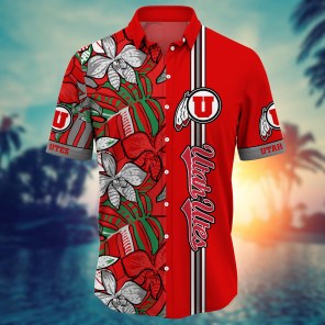 Utah Utes NCAA Flower Hawaii Shirt For Fans Ver 14