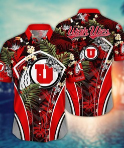 Utah Utes NCAA Flower Hawaii Shirt For Fans Ver 15