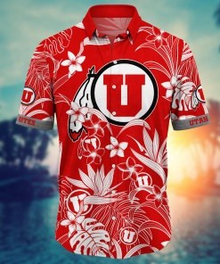 Utah Utes NCAA Flower Hawaii Shirt For Fans Ver 16