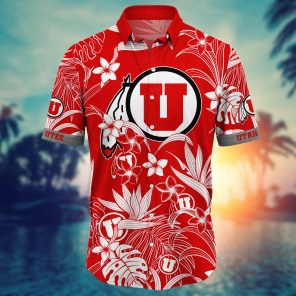 Utah Utes NCAA Flower Hawaii Shirt For Fans Ver 16
