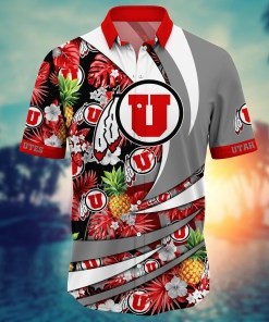 Utah Utes NCAA Flower Hawaii Shirt For Fans Ver 18