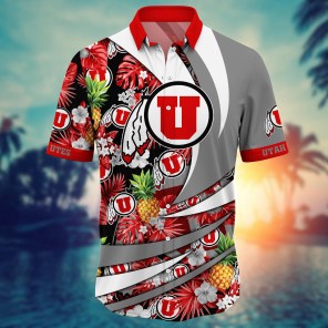 Utah Utes NCAA Flower Hawaii Shirt For Fans Ver 18