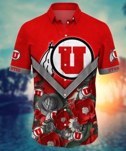 Utah Utes NCAA Flower Hawaii Shirt For Fans Ver 19