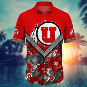 Utah Utes NCAA Flower Hawaii Shirt For Fans Ver 19