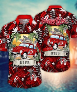 Utah Utes NCAA Flower Hawaii Shirt For Fans Ver 2