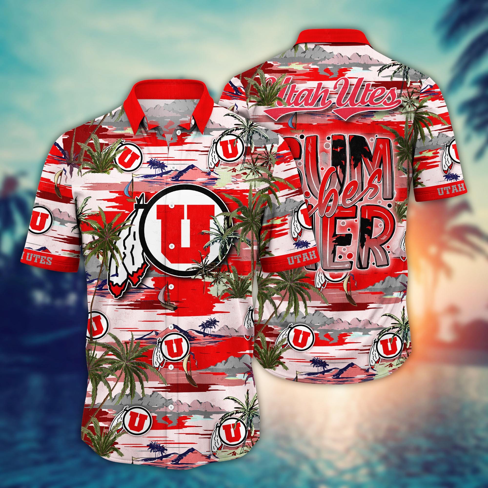 Utah Utes NCAA Flower Hawaii Shirt For Fans Ver 20