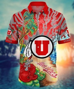Utah Utes NCAA Flower Hawaii Shirt For Fans Ver 21