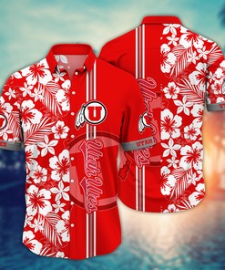 Utah Utes NCAA Flower Hawaii Shirt For Fans Ver 22
