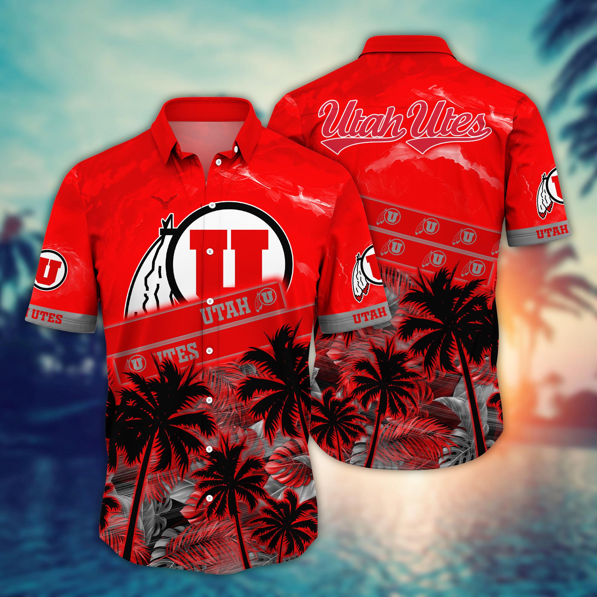 Utah Utes NCAA Flower Hawaii Shirt For Fans Ver 23