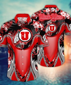 Utah Utes NCAA Flower Hawaii Shirt For Fans Ver 24