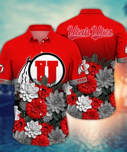 Utah Utes NCAA Flower Hawaii Shirt For Fans Ver 28