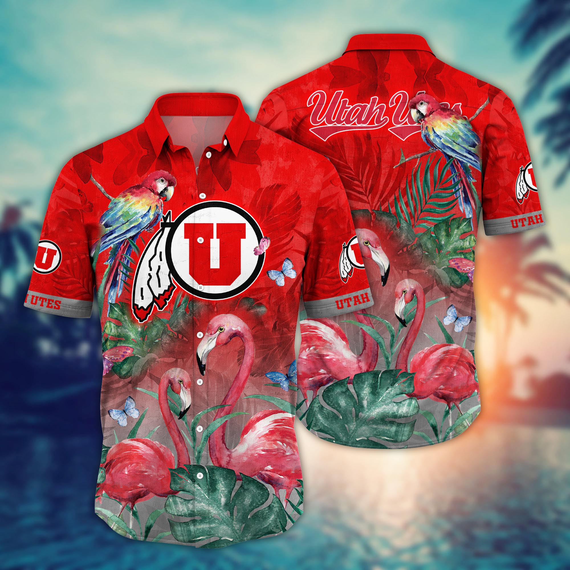 Utah Utes NCAA Flower Hawaii Shirt For Fans Ver 29