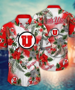 Utah Utes NCAA Flower Hawaii Shirt For Fans Ver 30