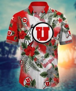 Utah Utes NCAA Flower Hawaii Shirt For Fans Ver 30