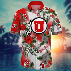 Utah Utes NCAA Flower Hawaii Shirt For Fans Ver 30