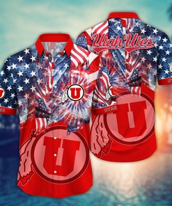 Utah Utes NCAA Flower Hawaii Shirt For Fans Ver 31