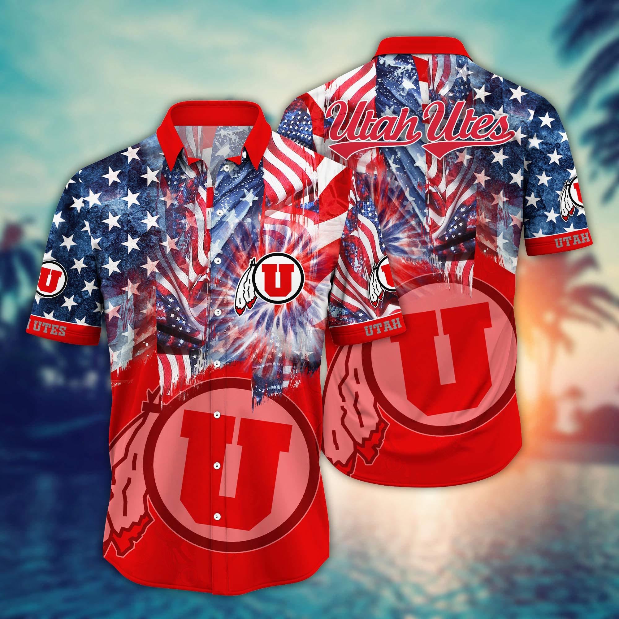 Utah Utes NCAA Flower Hawaii Shirt For Fans Ver 31