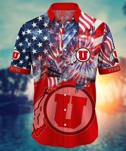 Utah Utes NCAA Flower Hawaii Shirt For Fans Ver 31