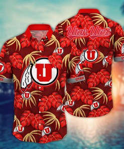 Utah Utes NCAA Flower Hawaii Shirt For Fans Ver 32