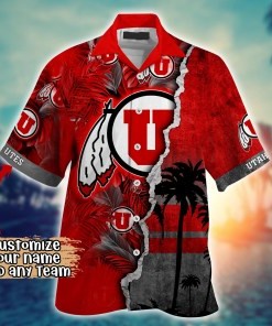 Utah Utes NCAA Flower Hawaii Shirt For Fans Ver 33