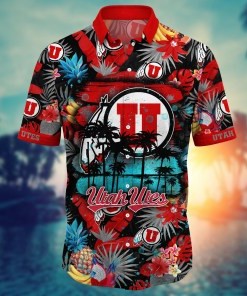 Utah Utes NCAA Flower Hawaii Shirt For Fans Ver 34