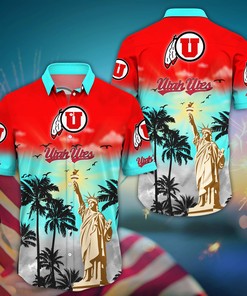 Utah Utes NCAA Flower Hawaii Shirt For Fans Ver 37