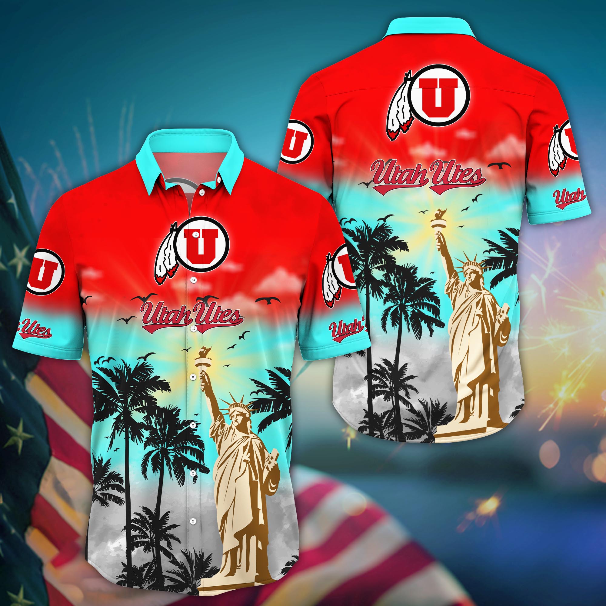 Utah Utes NCAA Flower Hawaii Shirt For Fans Ver 37