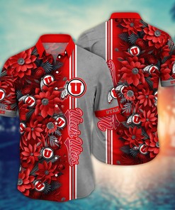 Utah Utes NCAA Flower Hawaii Shirt For Fans Ver 5