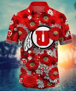 Utah Utes NCAA Hawaiian Shirt for This Summer Customize Shirt Any Team