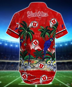 Utah Utes Parrot Island NCAA Hawaiian Shirts