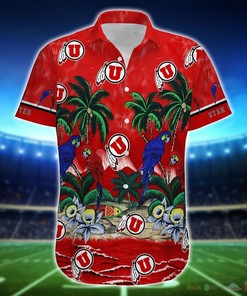 Utah Utes Parrot Island NCAA Hawaiian Shirts