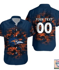 Utsa Roadrunners Camouflage Vintage Hawaiian Shirt