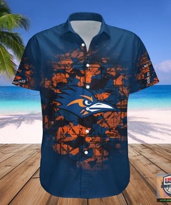 Utsa Roadrunners Camouflage Vintage Hawaiian Shirt