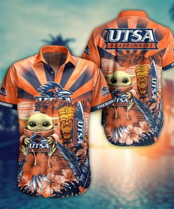 Utsa Roadrunners NCAA Baby Yoda Hawaiian Shirt for Men And Women