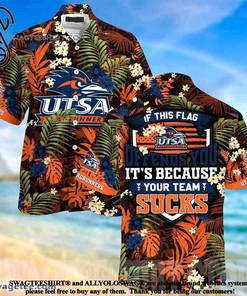 Utsa Roadrunners This Flag Offends You Summer Beach Hawaiian Shirt