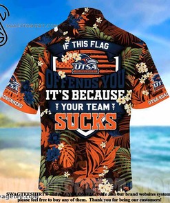 Utsa Roadrunners This Flag Offends You Summer Beach Hawaiian Shirt