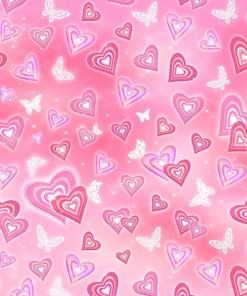 Valentine's Day Heart Shower Curtain