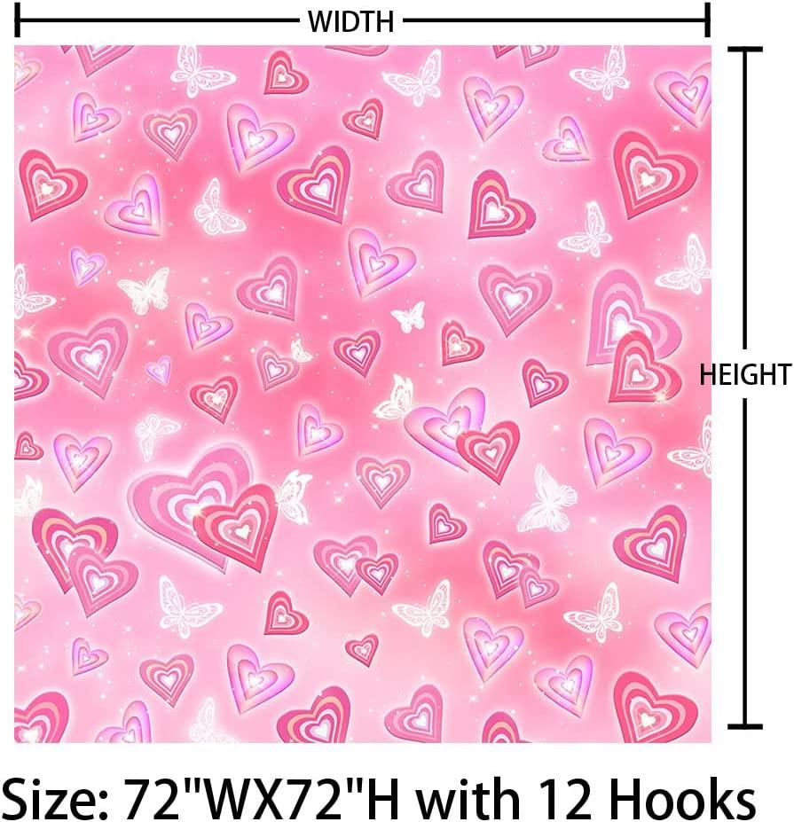 Valentine's Day Heart Shower Curtain