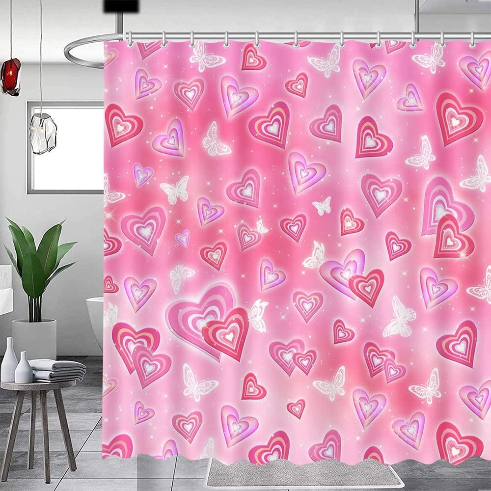 Valentine's Day Heart Shower Curtain