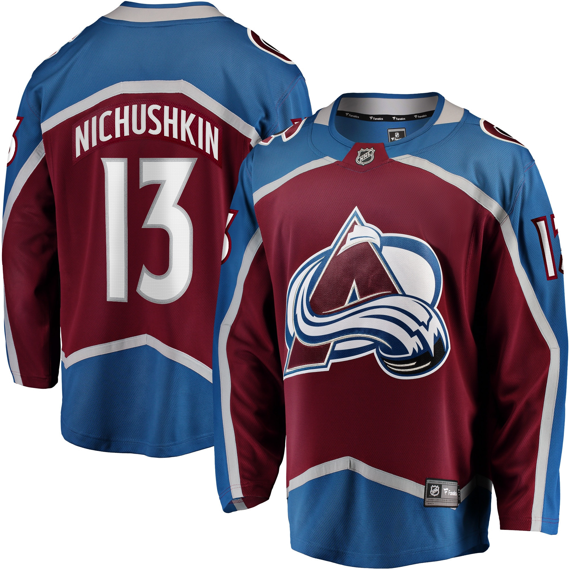 Valeri Nichushkin Colorado Avalanche Fanatics Branded Breakaway Player Jersey - Burgundy Nhl