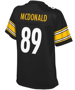 Vance Mcdonald Pittsburgh Steelers Nfl Pro Line Womens Team Color Player Jersey - Black
