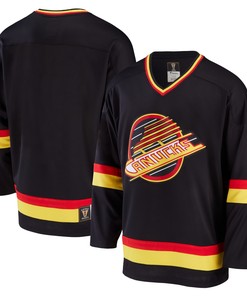 Vancouver Canucks Fanatics Branded Premier Breakaway Heritage Jersey - Black Nhl