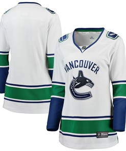 Vancouver Canucks Fanatics Branded Womens Away Breakaway Jersey - White Nhl