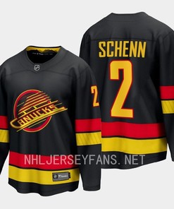 Vancouver Canucks Luke Schenn 2 2023-24 Alternate Jersey Breakaway Black