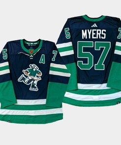 Vancouver Canucks Tyler Myers 57 Navy PrimeGreen Reverse Retro Jersey 2022-23