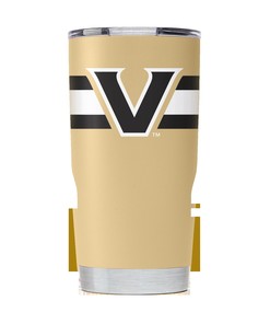 Vanderbilt Gold Stripes Tumbler - Show your Vanderbilt Pride