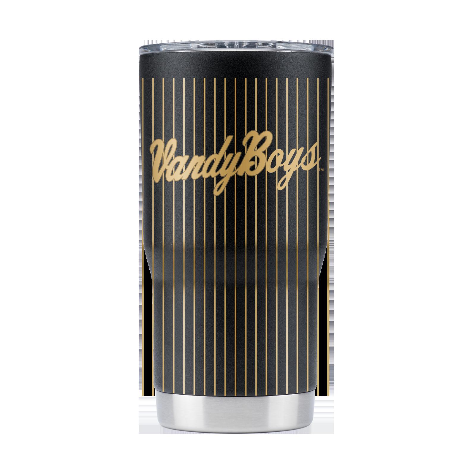 Vanderbilt Pinstripe Vandy Boys Baseball Tumbler - Great for Vanderbilt Fans