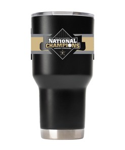 Vanderbilt World Series Champs Black Striped Tumbler - Celebrate Vanderbilt's World Series Victory